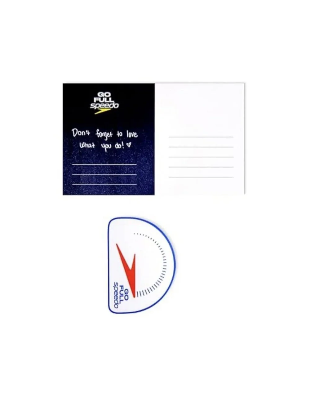 Speedo Champion Signature Swim Bundle Box with signature card from Team Athlete